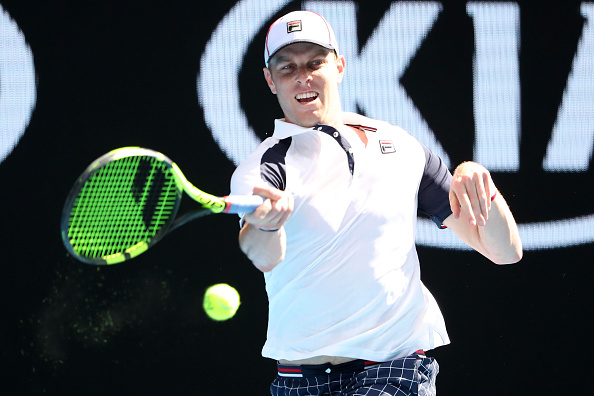 Sam Querrey gearing up to hit a forehand (Photo: Scott Barbour/Getty Images)