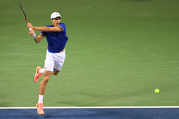 Pierre-Hugues Herbert plays a backhand shot (Photo: Atsushi Tomura/Getty Images)