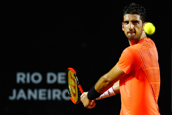 Thomaz Bellucci in action at the recent Rio Open (Photo: Buda Mendes/Getty Images)