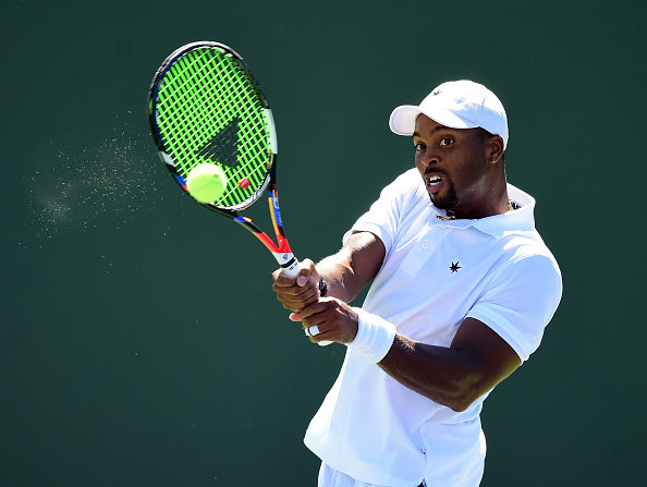 Donald Young strikes a forehand shot (Photo: Harry How/Getty Images)