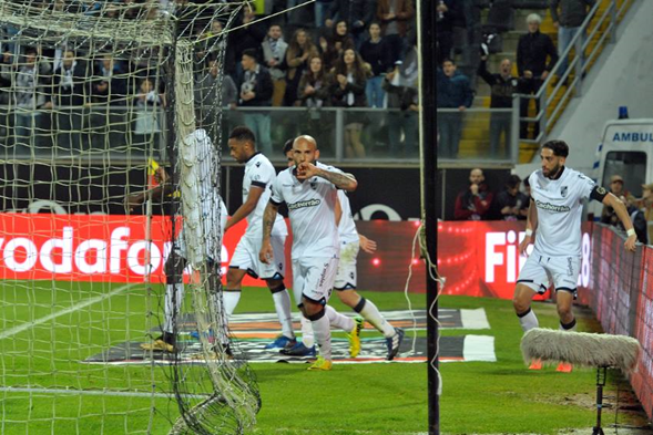 Rafael Martins abrió el marcador. Foto: Vitória SC