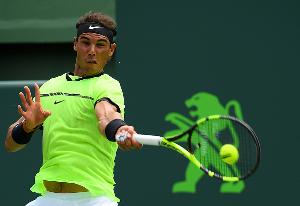 Rafael Nadal during the Miami Open (Photo: Rob Foldy/Getty Images)