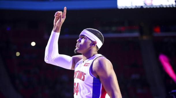 Tobias Harris está firmando un gran inicio de temporada | Foto: Twitter @DetroitPistons