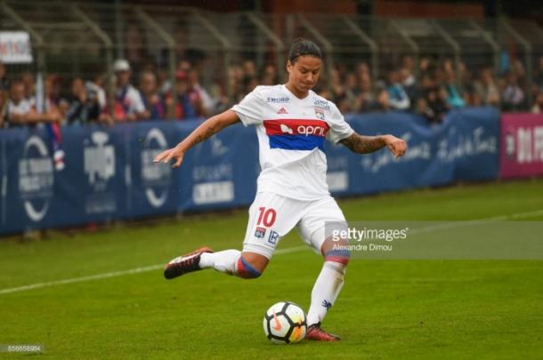 Dzsenifer Marozsán took over the game for OL | Source: Alexandre Dimou/Icon Sport