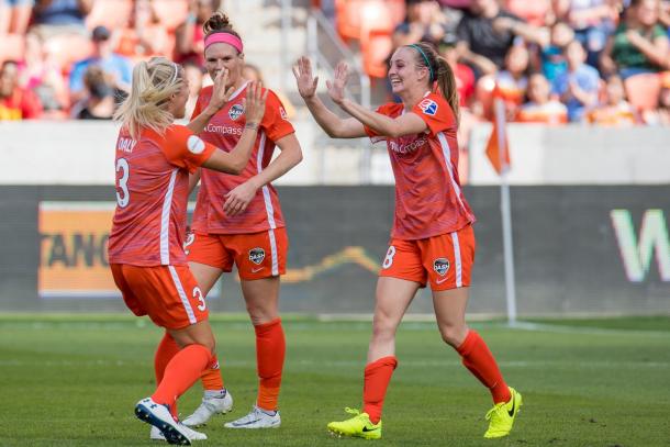 Rachel Daly will be the danger player for Houston | Source: Trask Smith-Dynamo Theory