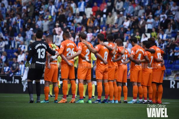 Once titular del Málaga CF ante el Espanyol | Foto: Noelia Déniz (Vavel)