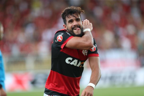 Dourado marcou seu primeiro gol com a camisa do Flamengo contra o Botafogo (Foto: Gilvan de Souza/Flamengo)