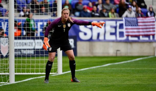 Alyssa Naeher is the #1 goalkeeper for the USWNT. | Photo: ussoccer.com