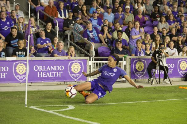 Sydney Leroux could not find the break through for her team | Source: Justin Green-Pro Soccer USA