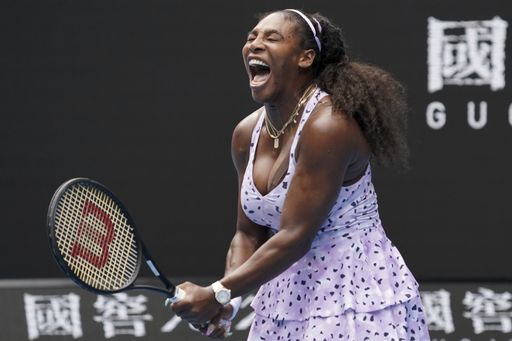 Williams showed the heart of a champion, fighting back to take the second set/Photo: Lee-Jin Man/Associated Press