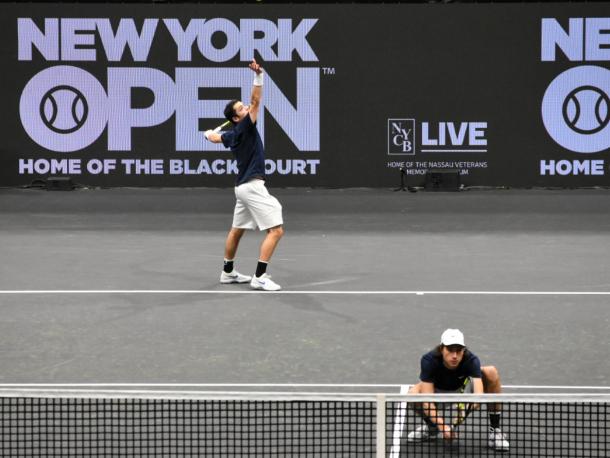 Jackson (l.) and Kovalenko played in front of a supportive local crowd/Photo: John Lupo/VAVEL USA