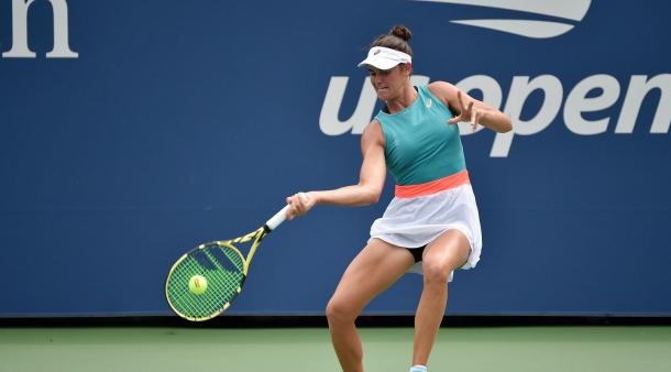 Brandy's forehand is one of many weapons she has/Photo: Al Bello/Getty Images