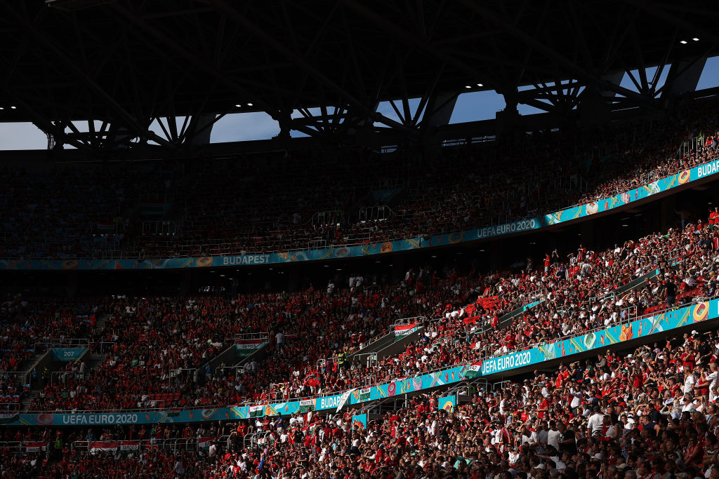 67.000 espectadores disfrutaron del duelo entre Hungria y Portugal. /Twitter: UEFA Euro2020 oficial
