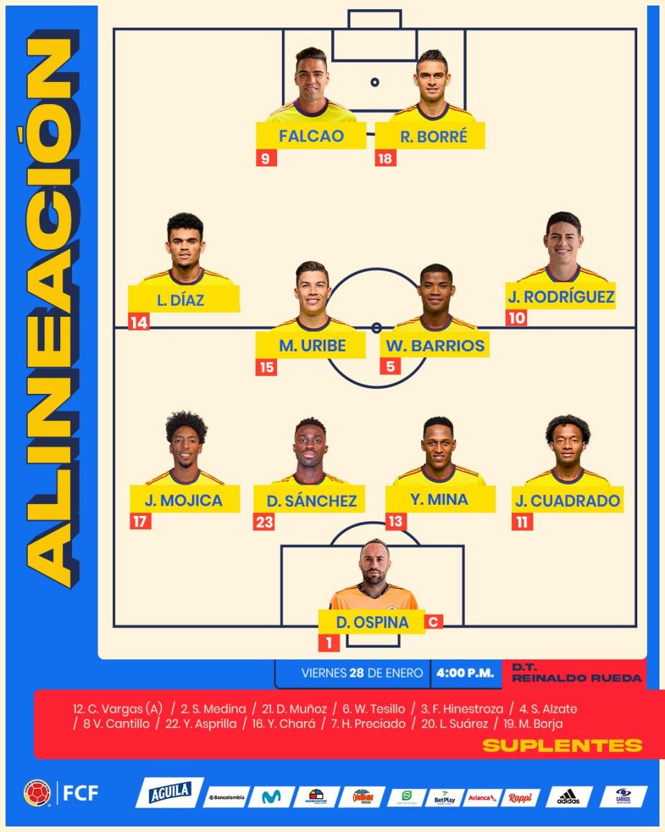 Twitter: Selección Colombia oficial