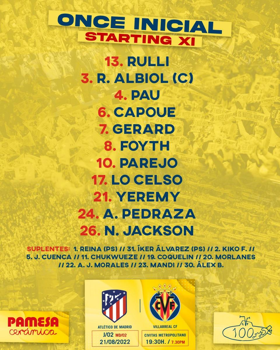 Twitter: Villarreal CF oficial 