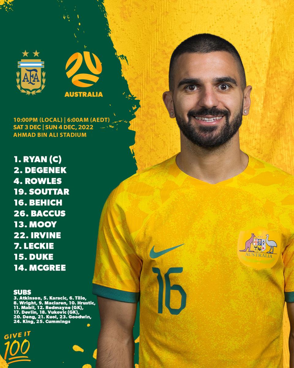 Twitter: Socceroos oficial 
