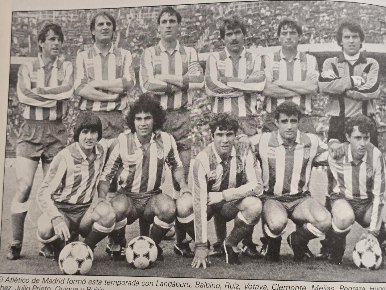 Once del Atleti temporada 1982-83/Foto: Luis
