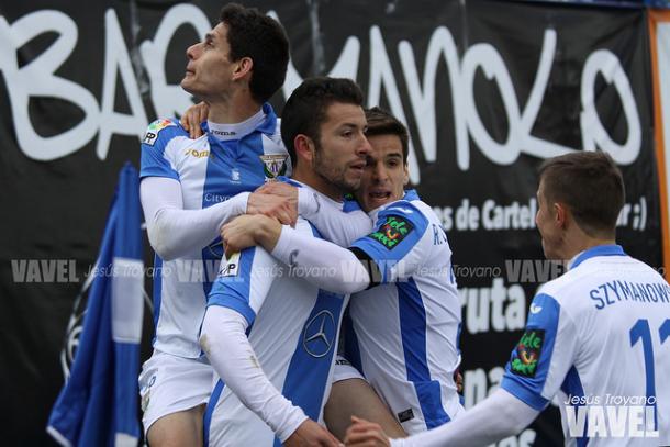 El Leganés se hizo con el liderato tras vencer al Alavés | Foto: Jesús Troyano (VAVEL).