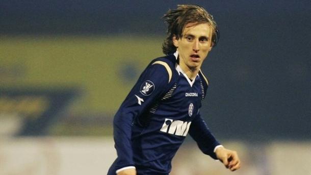 Luka Modric durante un partido con el Dinamo de Zagreb | Foto: UEFA