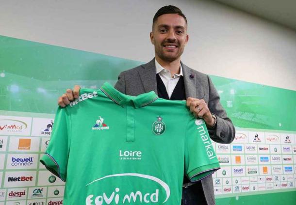 Passagem de Mounier pelo Saint-Étienne durou três dias | Foto: Divulgação/Saint-Étienne