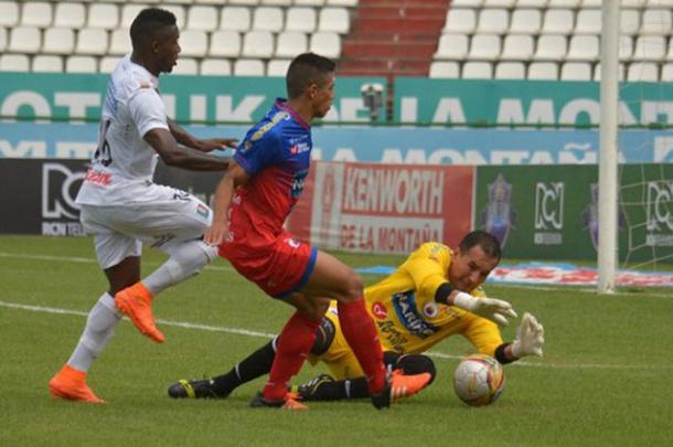 Deportivo Pasto contra Once Caldas. Foto: Colprensa.