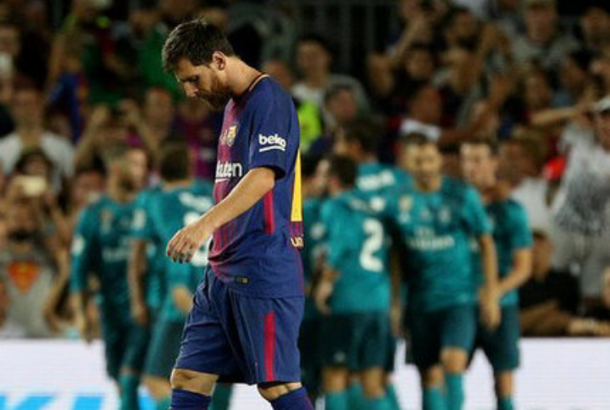La delusione di Messi dopo la rete del Real, il suo gol non è servito a nulla (Fonte foto: Sport.es)