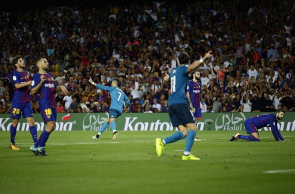 L'esultanza di Ronaldo dopo la rete dell'1-2 (Fonte foto: As.com)