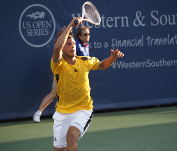 Thiem in action (Photo: Noel Alberto/VAVEL USA)