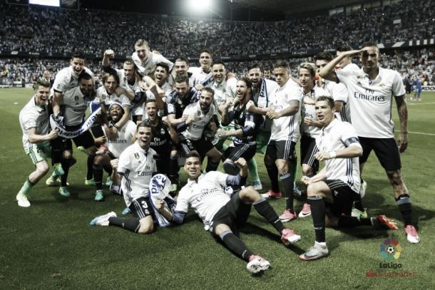 Real Madrid comemora o seu 33º título nacional | Foto: La Liga