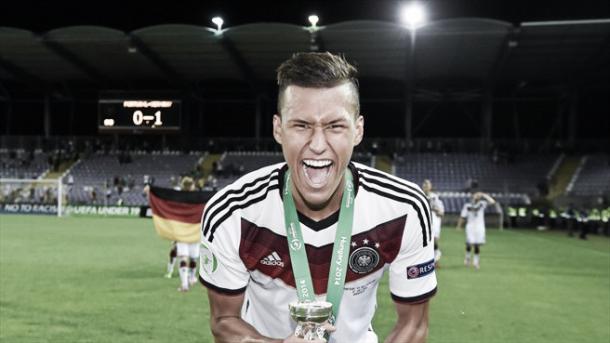 Davie Selke es uno de los peligros de Alemania sub-21 | Foto: UEFA