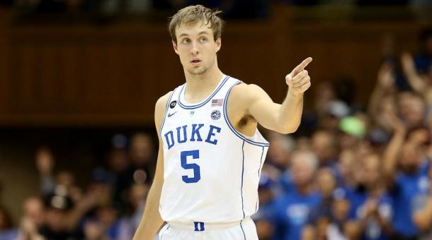 Luke Kennard playing in front of the Cameron Crazies of Cameron Indoor Stadium. Photo: Geoge Layton