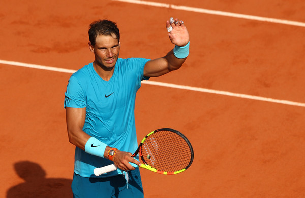 Rafael Nadal did not meet with much resistance in the first week of the French Open. Photo: Cameron Spencer/Getty Images