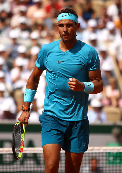 Rafael Nadal is the man to stop in the second week of the French Open. Photo: Cameron Spencer/Getty Images