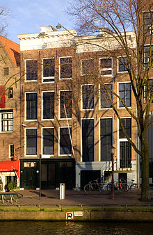 Fachada del edificio Opekta, donde se encontraba el negocio de Otto y la Casa de Atrás | Foto: Wikipedia
