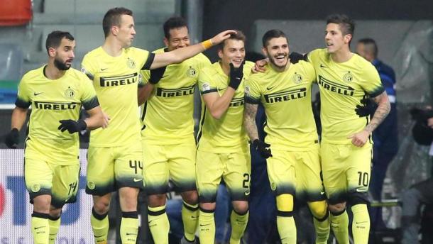 Il largo successo dell'Inter all'andata. 0-4 al Friuli. Fonte: Ansa.