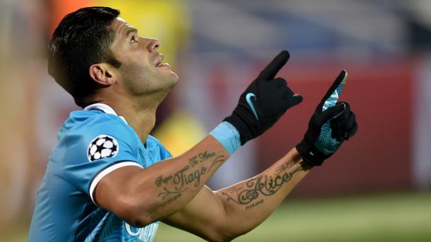 Hulk's goal was not enough for Zenit, who crashed out of the competition after a late collapse. | Photo: Getty