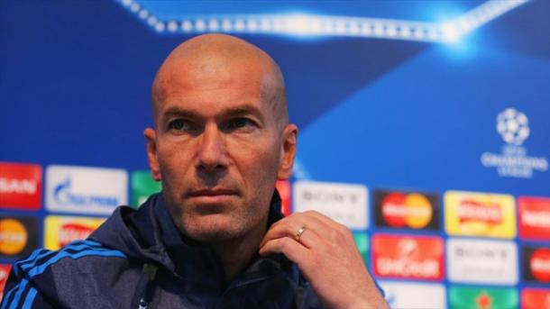 Zidane in press conference. Photo: UEFA