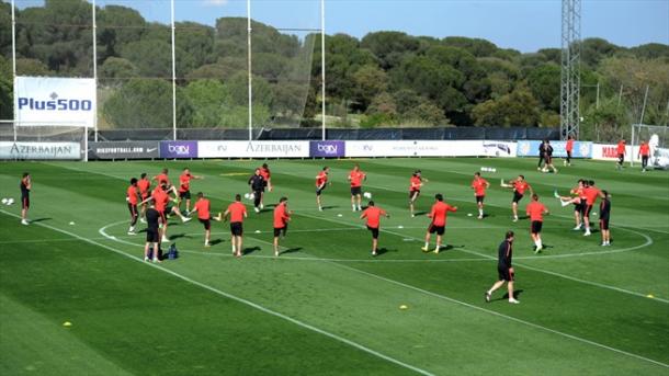 L'allenamento dell'Atletico - Source: Uefa.com 