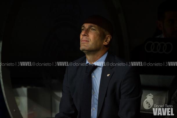 Zidane durante un partido esta temporada | Daniel Nieto (VAVEL)