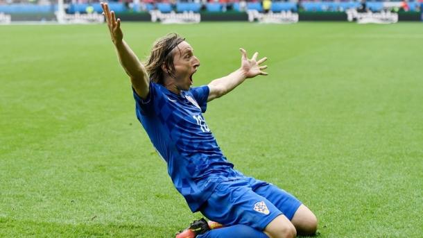 Modric arguably scored the best goal so far this summer | Photo: UEFA EURO