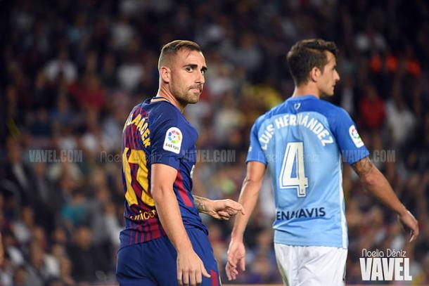 Paco Alcácer disfrutó de 10 minutos de juego en el último partido frente al Málaga | Foto: Noelia Déniz