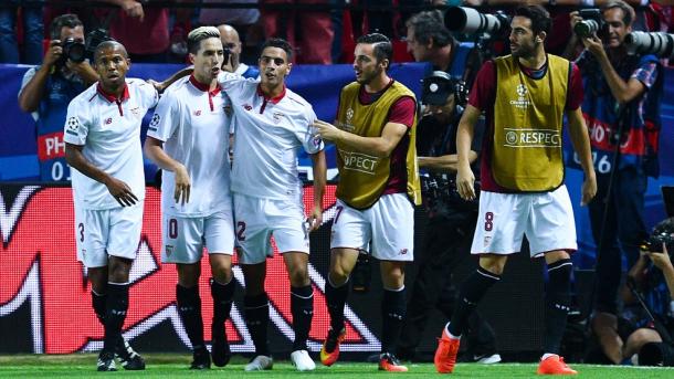Ben Yedder dio la victoria al Sevilla en la primera vuelta / Foto: UEFA