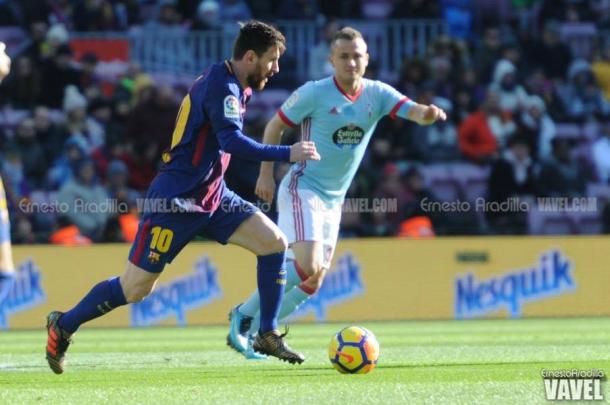 Leo Messi no paró de intentarlo en los 90 minutos. | Foto: Ernesto Ardilla, VAVEL