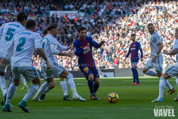Leo Messi ante el Real Madrid. Foto: Dani Nieto, VAVEL.com