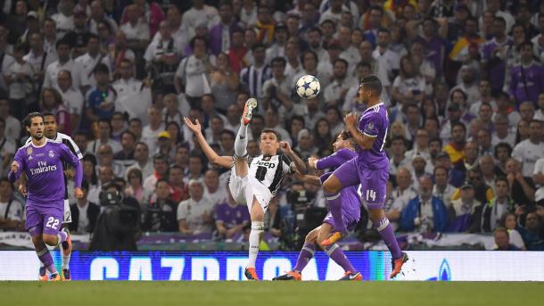 Mandzukic complicó al Madrid con su empate. Foto: UEFA.com