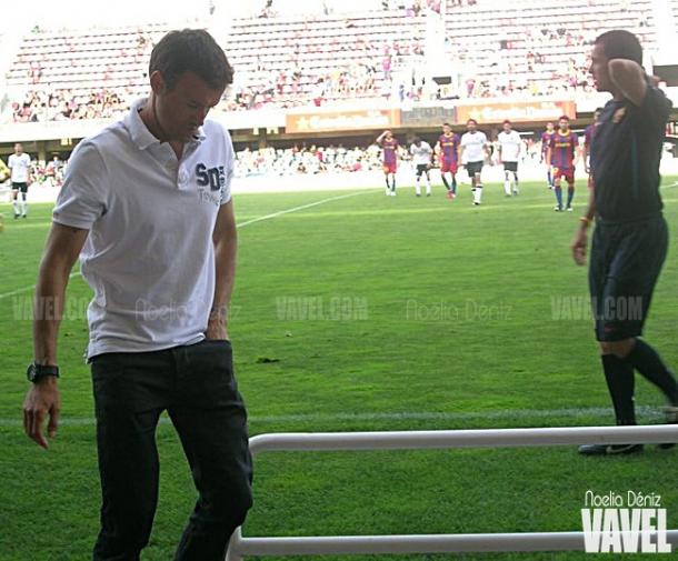 Luis Enrique llevó al filial a Segunda A en su segunda temporada en el banquillo | Foto: Noelia Déniz - VAVEL
