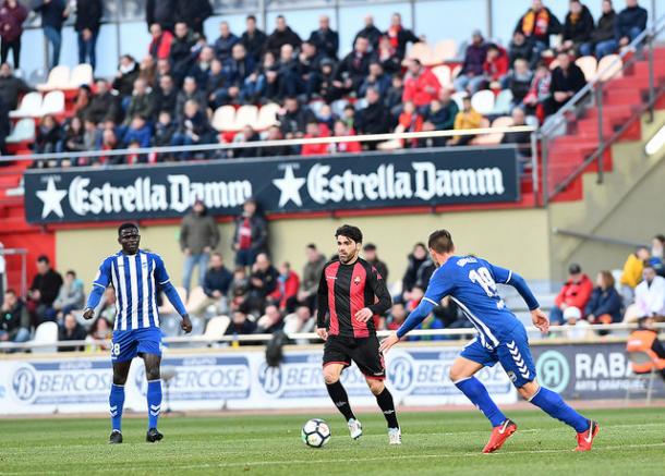 Vítor Silva, goleador ante el Lorca FC | Foto: CF Reus Deportiu