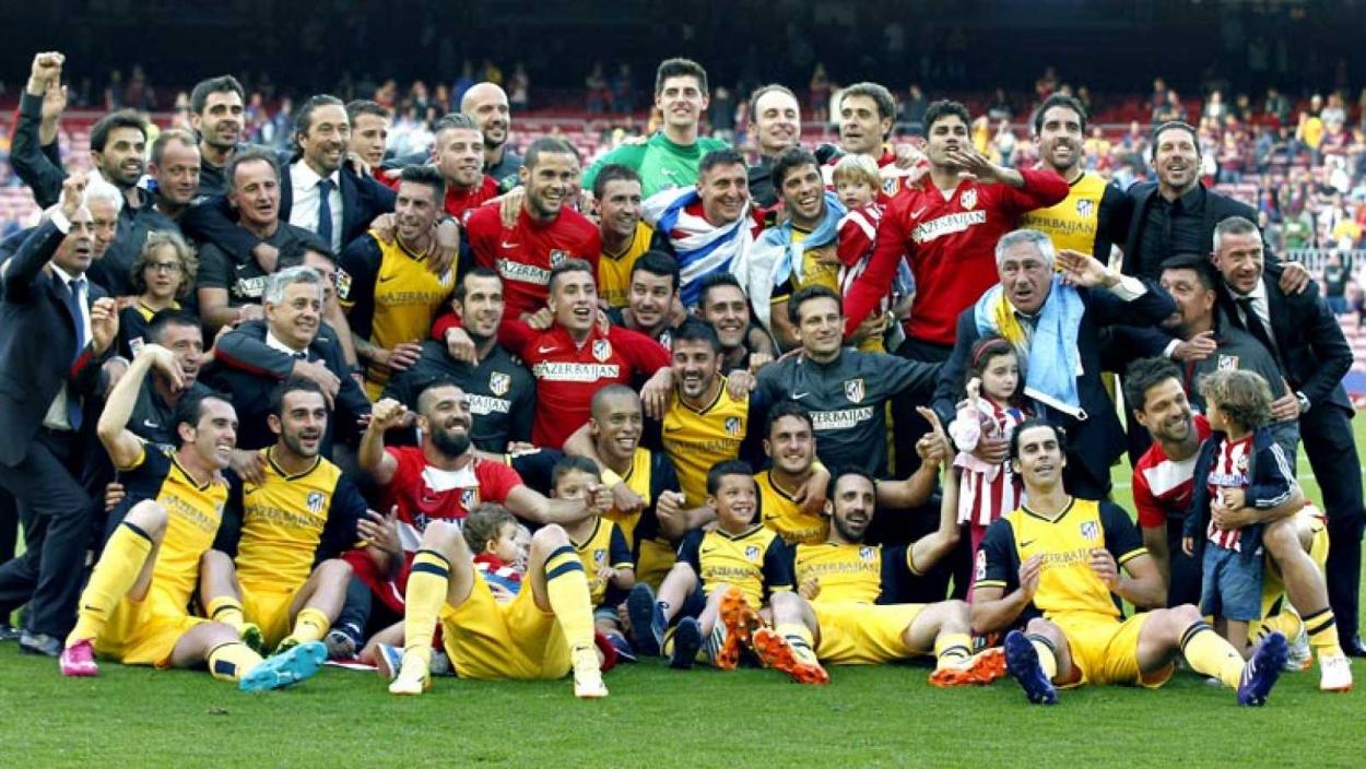 El Atleti celebra la liga de 2014 / RTVE