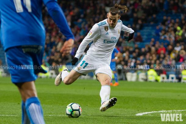Gareth Bale en el primer gol del Real Madrid // Fuente: Dani Nieto (VAVEL)