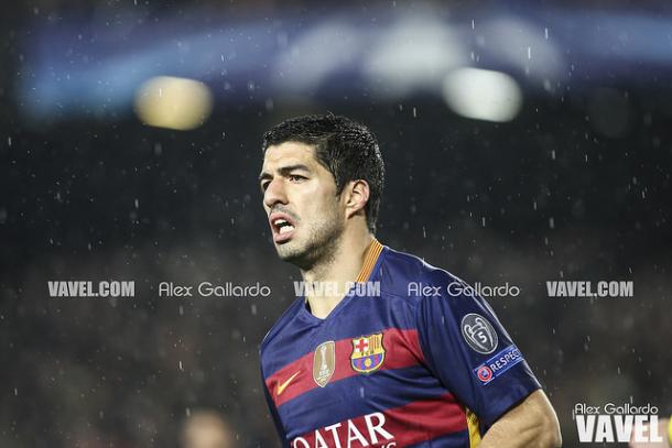 Suárez en un partido del Camp Nou I Foto: Alex Gallardo